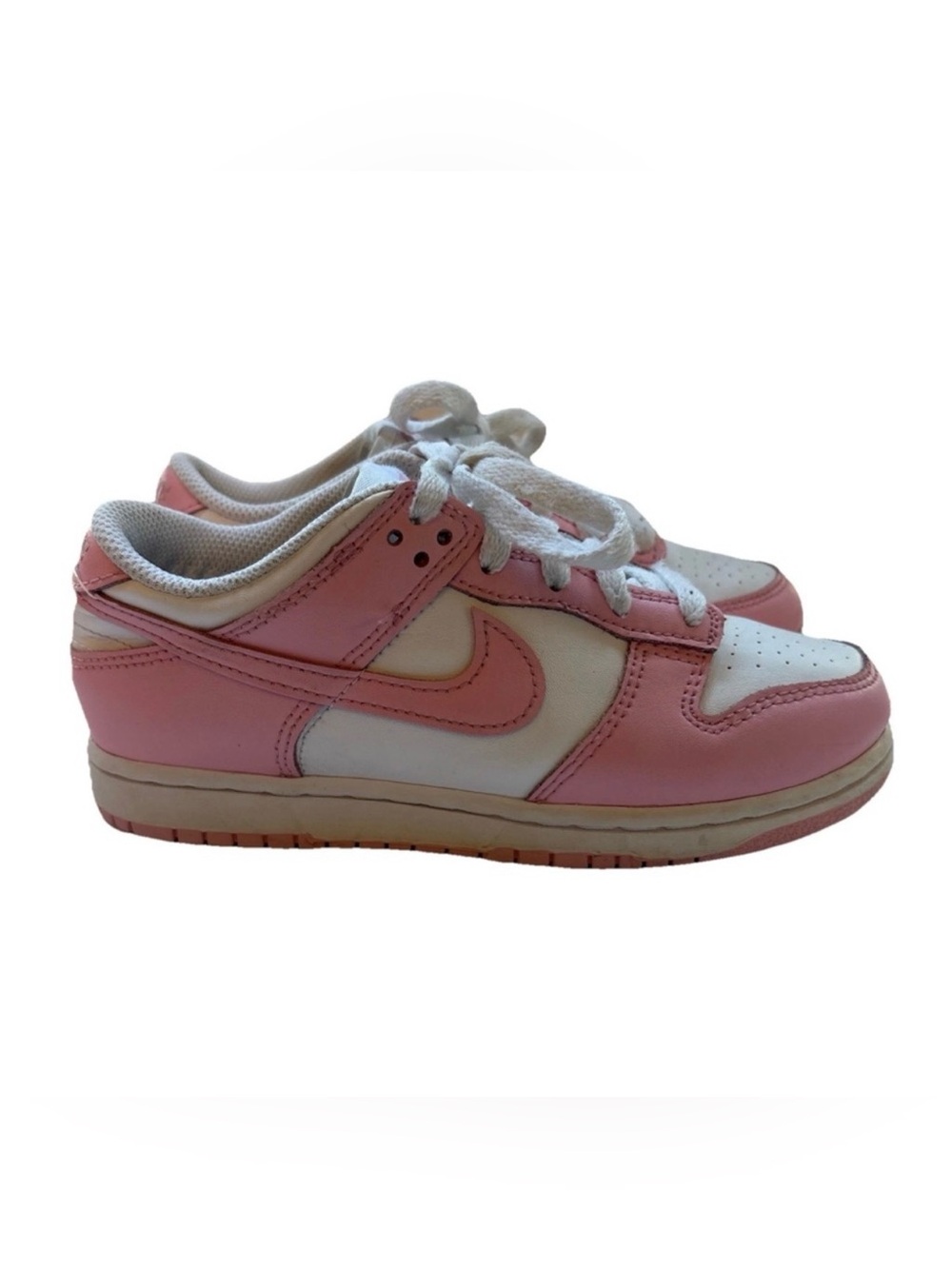 Nike Dunk Low Little Girls Shoes Size 2 youth Pink white FB9108-125 SNEAKERS